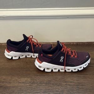 On cloudswift plum/dawn size 6